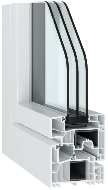 Fensterprofil box von Herr Fensterbau — flächenbündig-kubische Ausführung