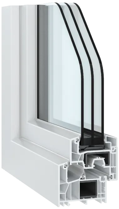 Fensterprofil free von Herr Fensterbau — schmale Ansicht für maximalen Lichteinfall